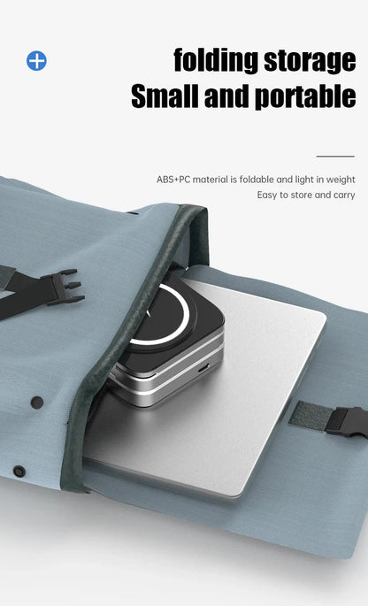 3-in-1 Magnetic Wireless Charger — Fast Charging Stand for iPhone, AirPods &amp; Apple Watch